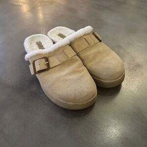 VINCE Griff 3 Womens Suede Slip On Clogs In Multi